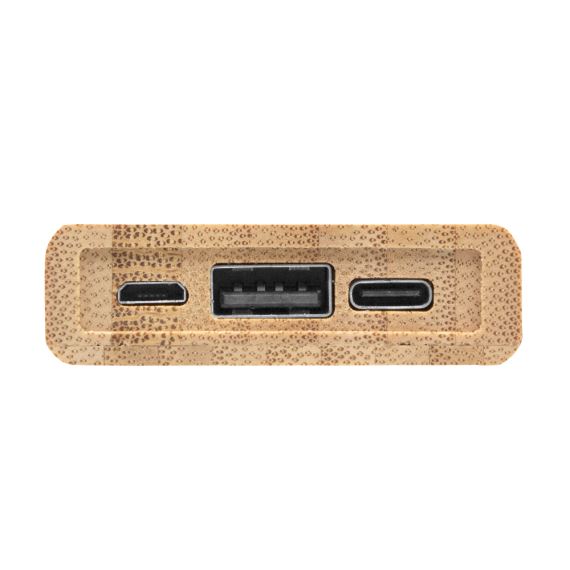 ECO POWER BANK 'BAMBOOPOWER' - 5000 mAh